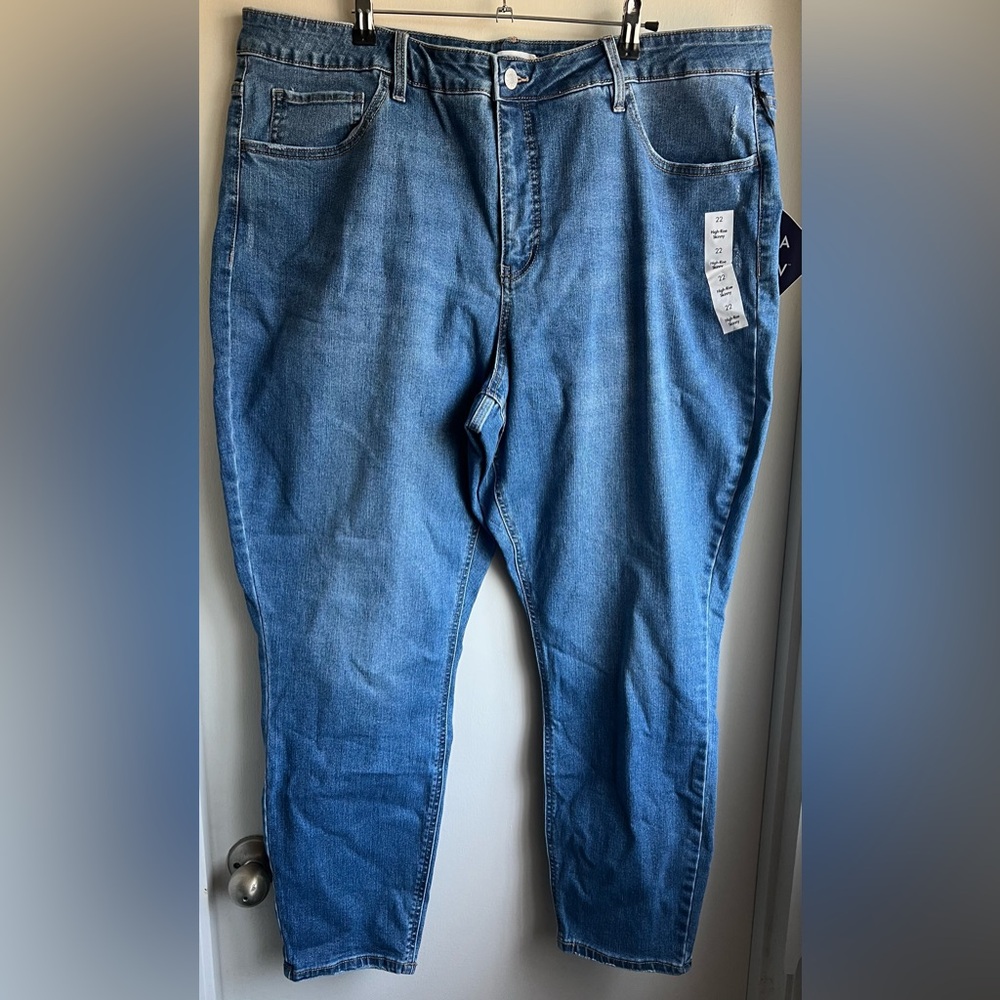 NWT Ava & Viv High Rise Skinny Blue Jeans